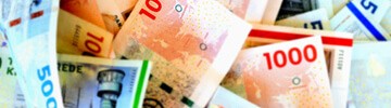 Danish Krone notes