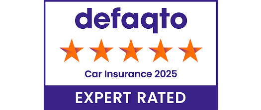 Defaqto Expert Rated 5 stars for Car Insurance 2025